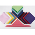 Solid Color Micro Polyester Bandanna - 22"x22"